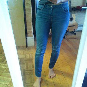 Zara TRF Denim true blue skinny jeans (women's 4)